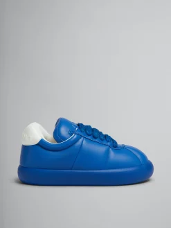 Sneakers>Marni Blue Leather BigFoot 2.0 Sneaker BLUETTE