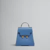 Trunkaroo Bag>Marni Blue Leather Trunkaroo Backpack OPAL
