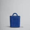 Wallets & Small Leather Goods>Marni Blue Rhinestone Tropicalia Nano Bucket Bag ROYAL