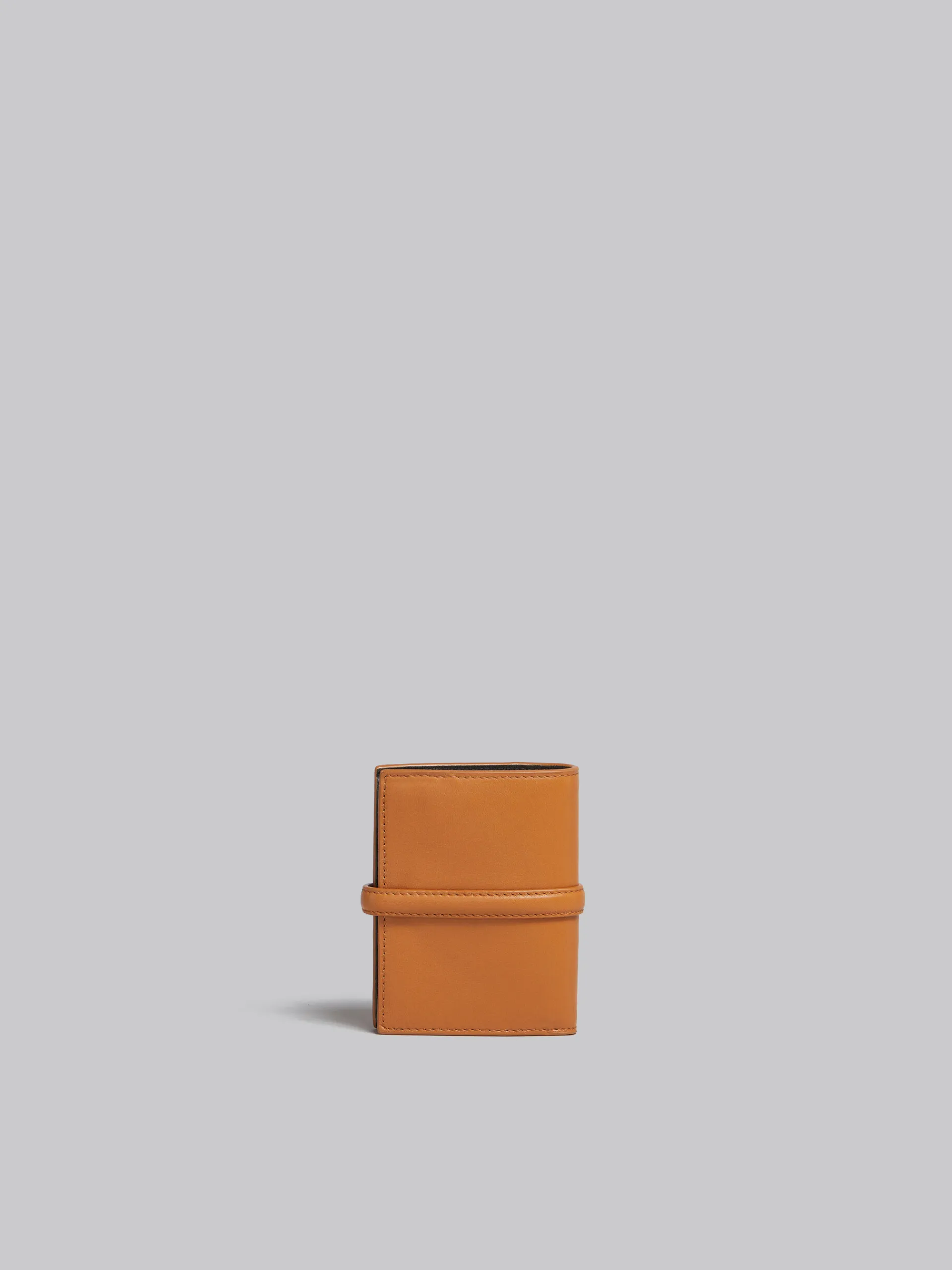 Wallets & Small Leather Goods>Marni Brown Leather Bifold Prisma Wallet BISCUIT