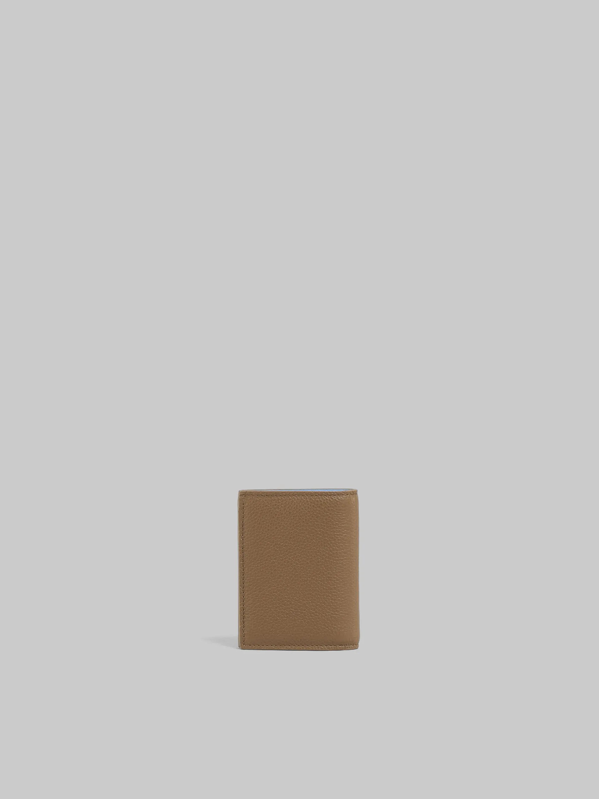 Wallets & Small Leather Goods>Marni Brown Leather Bifold Wallet With Mending CRETA