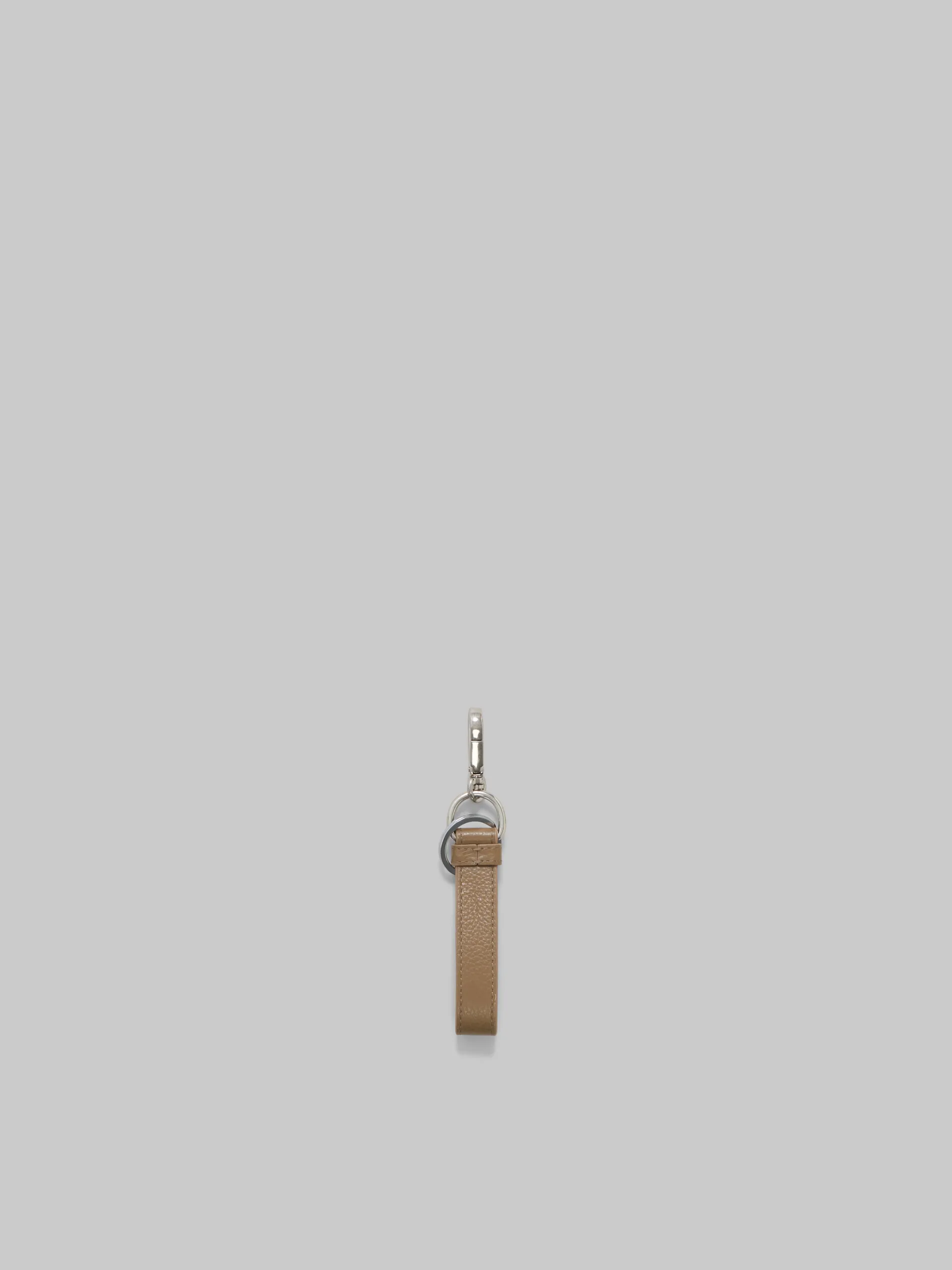 Other Accessories>Marni Brown Leather Keyring With Mending CRETA