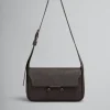Trunkaroo Bag | Shoulder Bags>Marni Brown Nappa Medium Trunkaroo Soft Bag COFFEE