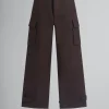 Matching Sets | Pants>Marni Brown Organic Cotton Cargo Trousers MOCA