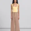 Matching Sets | Denim>Marni Brown Organic Denim Trousers With Contrast Stitching RAISIN