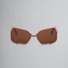 Sunglasses | Sunglasses>Marni Unila Sunglasses BURGUNDY