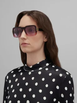Sunglasses | Sunglasses>Marni Zamalek Sunglasses BURGUNDY