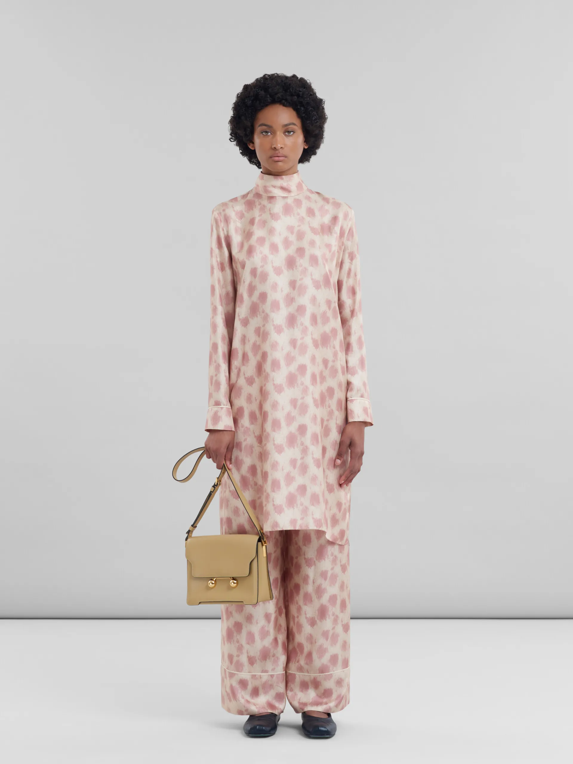 Trunkaroo Bag | Crossbody Bags>Marni Camel Leather Trunkaroo Medium Shoulder Bag NOMAD/BEIGE