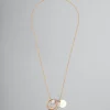 Necklaces>Marni Chain Necklace With Pearl And Ring Charms VINTAGE/DEEP GOLD