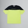 Kids>Marni Colourblock T-shirt With Logo SULPHUR SPRING