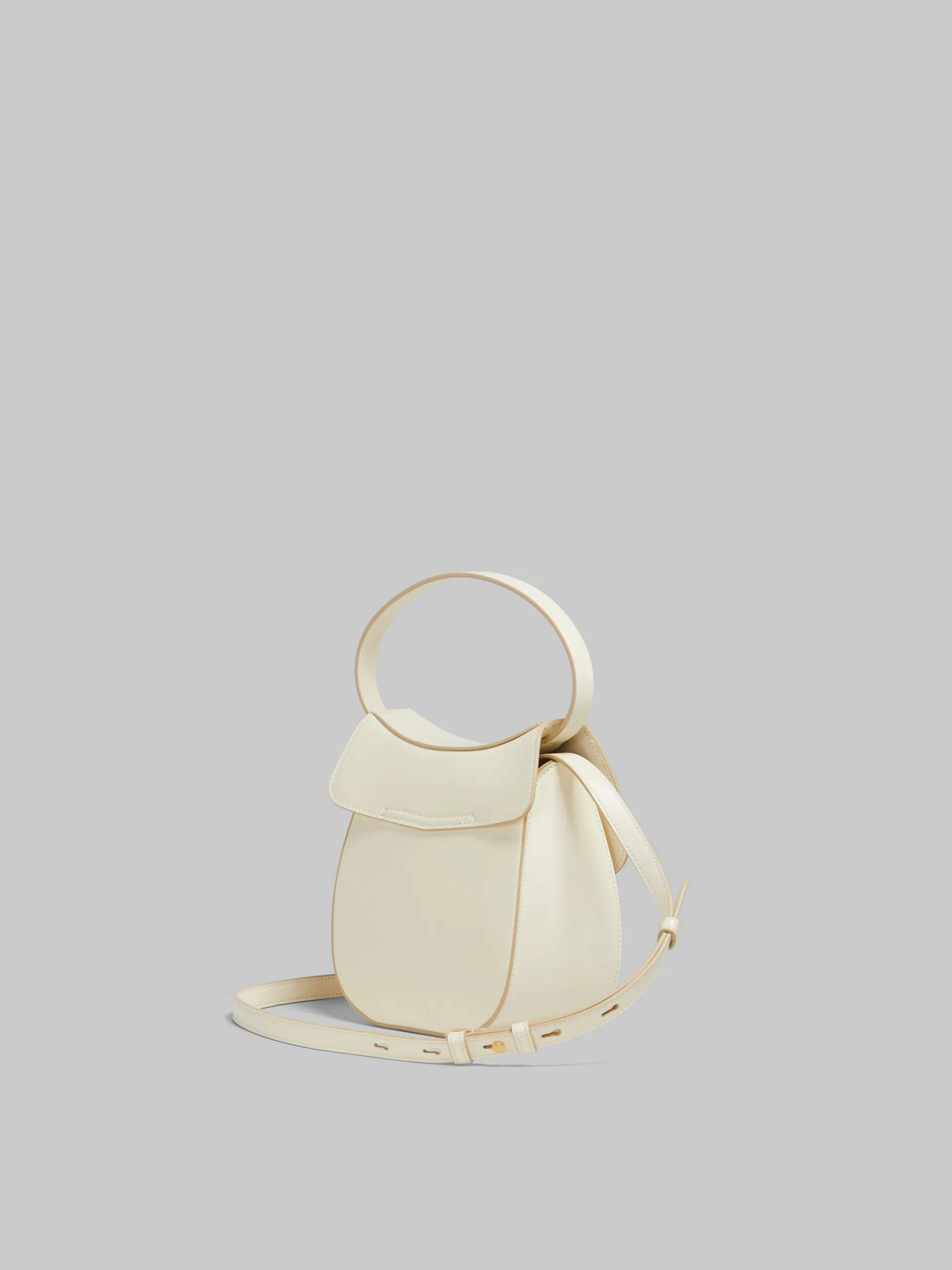 Shoulder Bags>Marni Cream Leather Butterfly Small Handbag SHELL