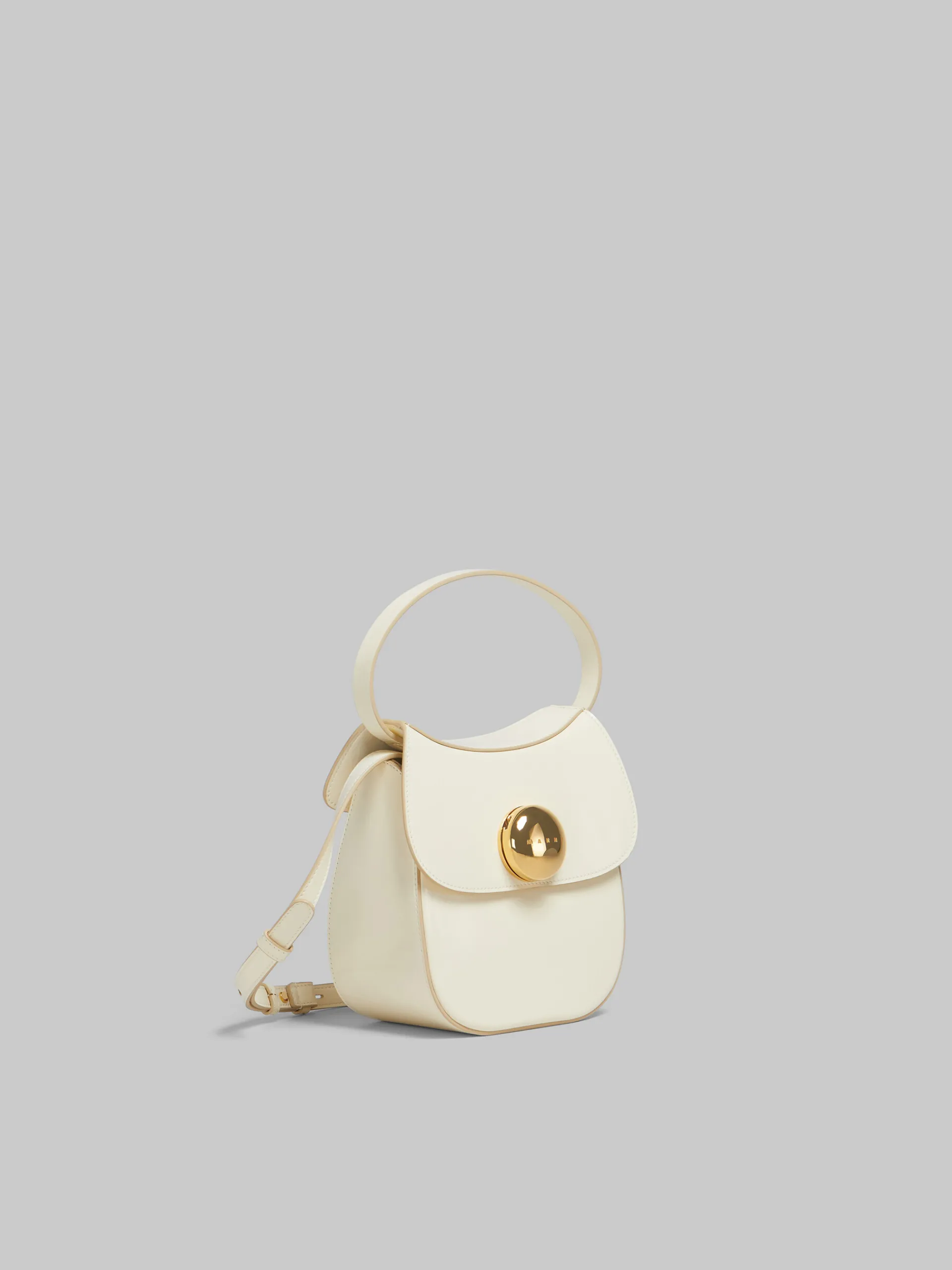 Shoulder Bags>Marni Cream Leather Butterfly Small Handbag SHELL