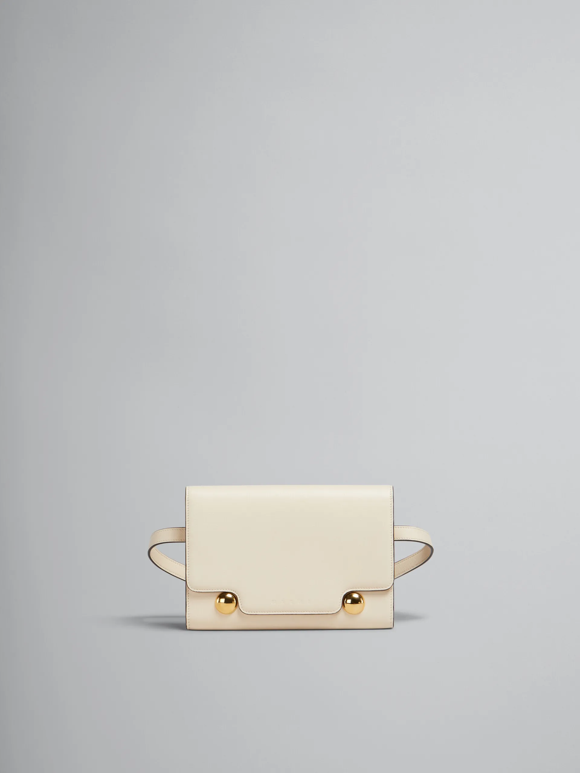 Crossbody Bags | Trunkaroo Bag>Marni Cream Leather Trunkaroo Bum Bag SHELL