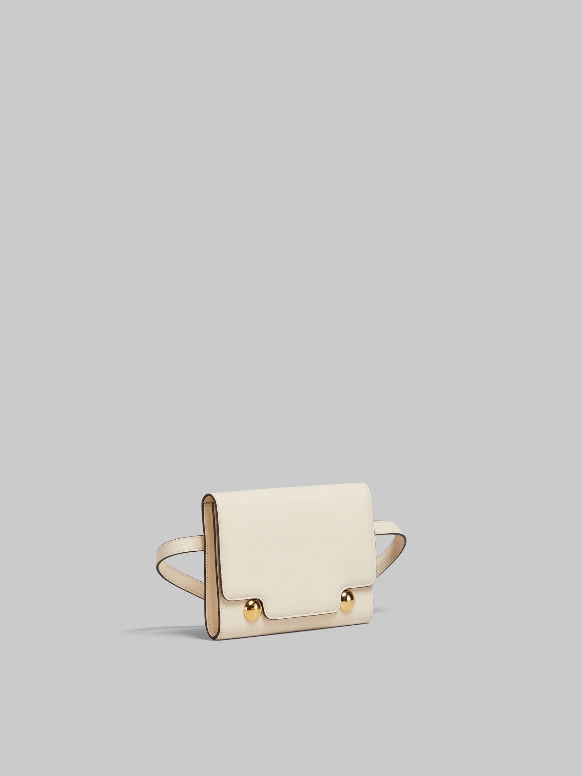 Crossbody Bags | Trunkaroo Bag>Marni Cream Leather Trunkaroo Bum Bag SHELL