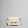 Trunkaroo Bag | Crossbody Bags>Marni Cream Leather Trunkaroo Medium Shoulder Bag SHELL