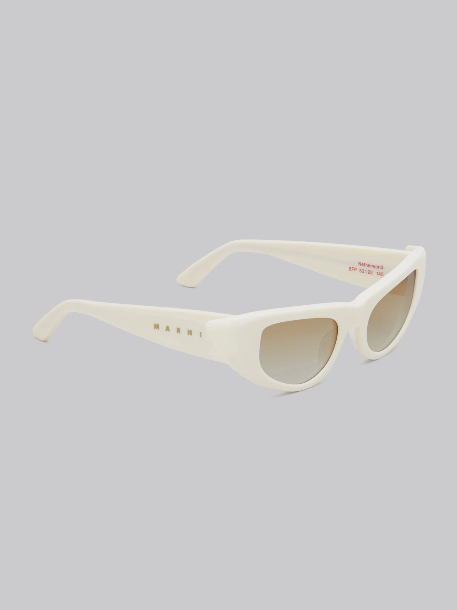 Sunglasses | Sunglasses>Marni Cream Netherworld Sunglasses OFF-WHITE