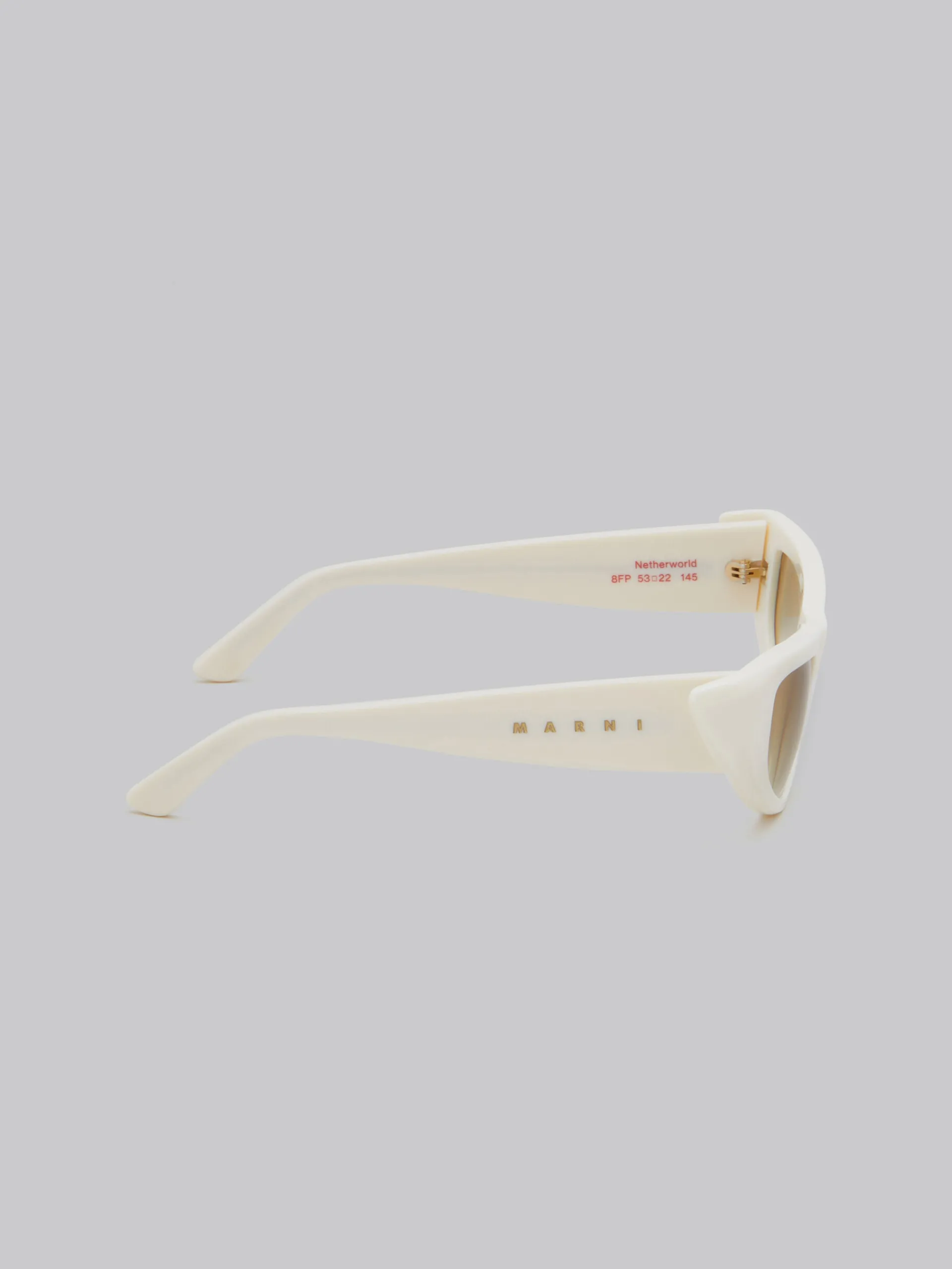 Sunglasses | Sunglasses>Marni Cream Netherworld Sunglasses OFF-WHITE