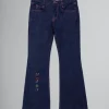 Kids>Marni Dark Blue Bootcut Jeans DENIM