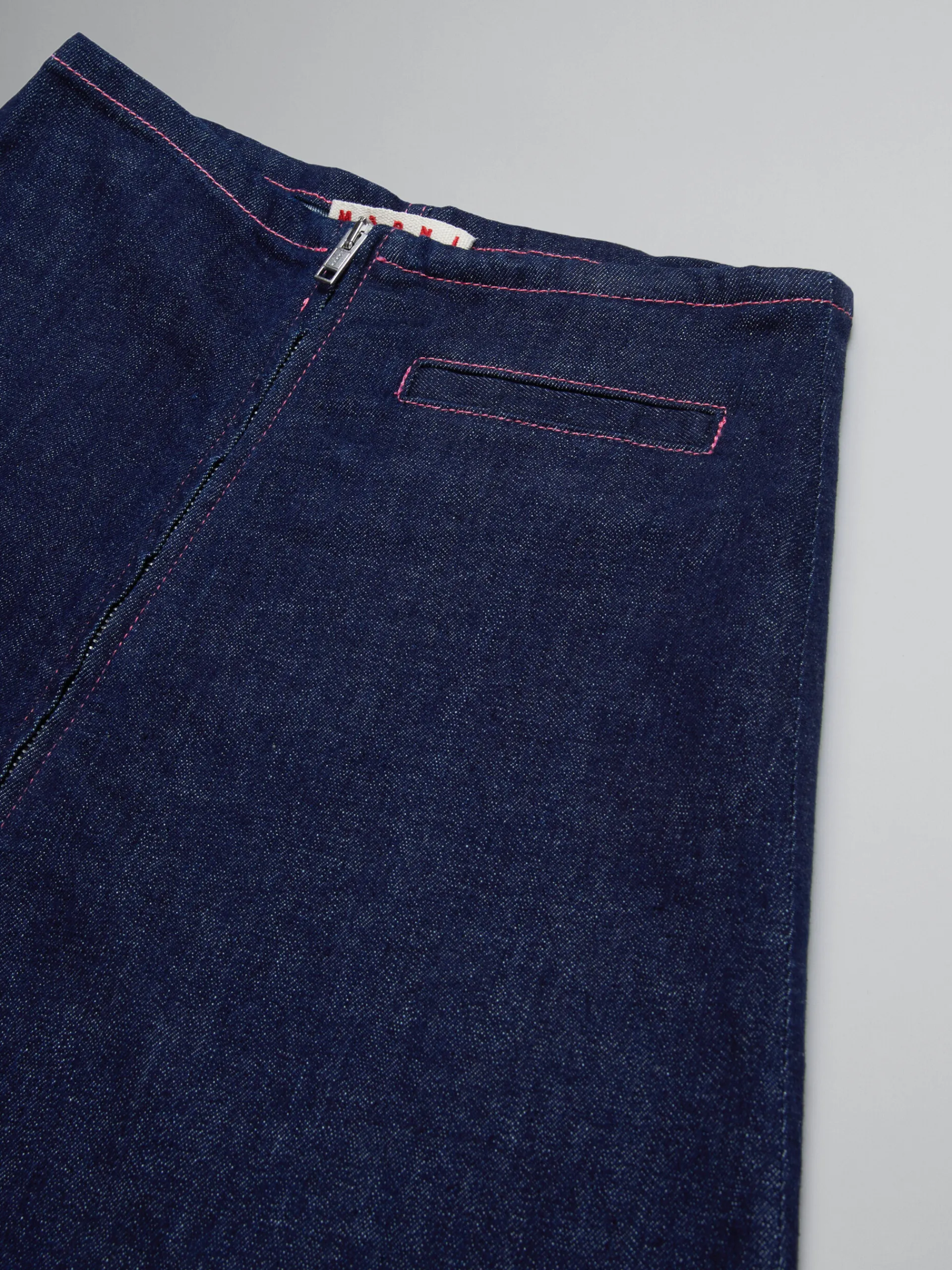 Kids>Marni Dark Blue Skirt DENIM