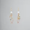 Earrings>Marni Drop Earrings With Chains And Rings VINTAGE/DEEP GOLD