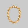 Necklaces>Marni Ring Choker With Rhinestone Clasp GOLD