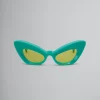 Sunglasses | Sunglasses>Marni Green Caelicola Sunglasses Teal