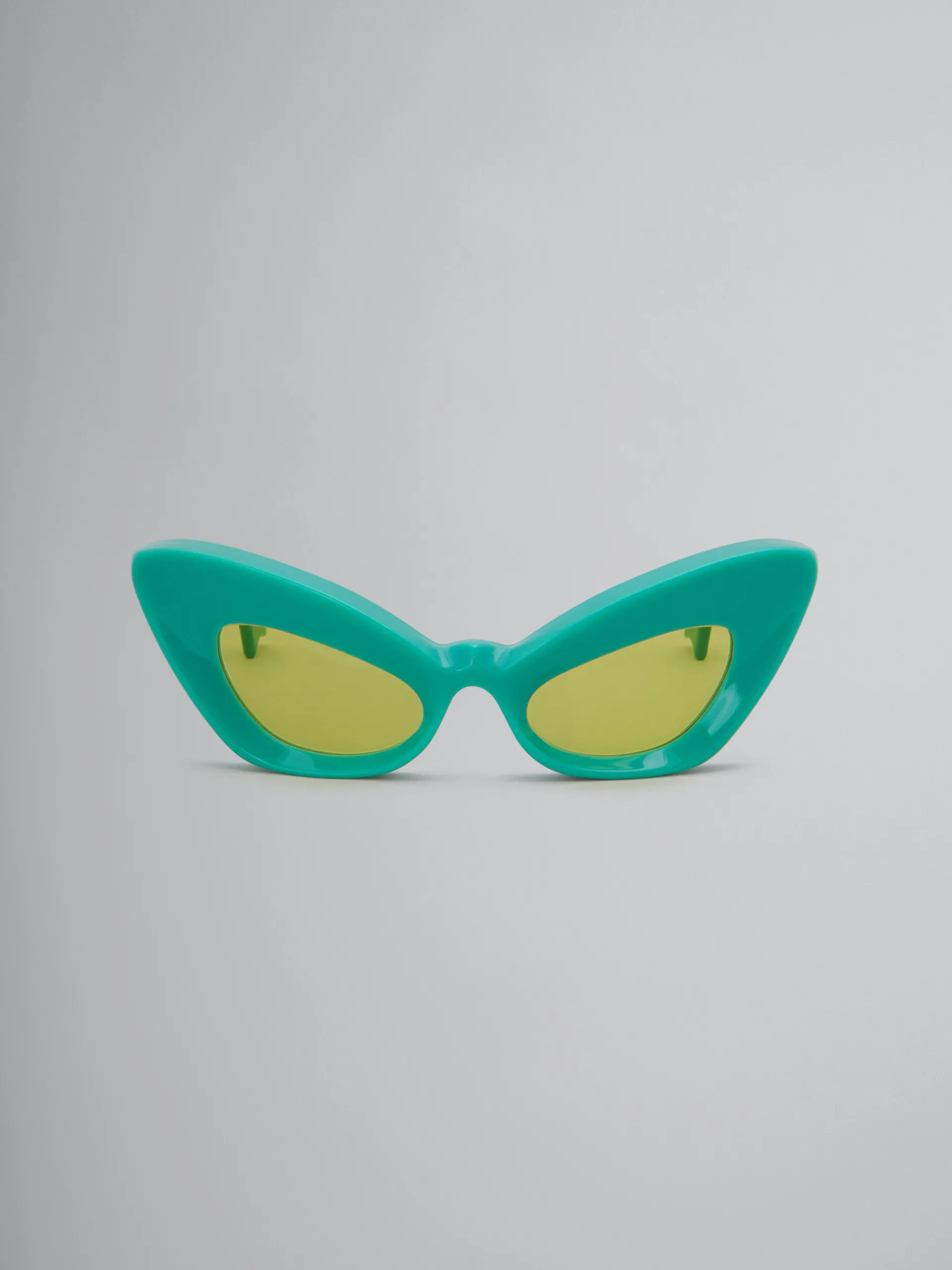 Sunglasses | Sunglasses>Marni Green Caelicola Sunglasses Teal