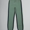 Kids>Marni Green Fleece Jogger Trousers With Stripes DEEP LICHEN GREEN