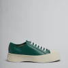Sneakers | Pablo Sneakers>Marni Green Nappa Leather Pablo Sneaker FORESTGREEN