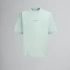Tops & T-Shirts>Marni Green Organic Cotton T-shirt With Mini Logo LINDEN
