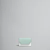 Wallets & Small Leather Goods>Marni Green, White And Brown Saffiano Leather Tri-fold Wallet TEAGREEN/LIMESTONE/LIGHTCAMEL