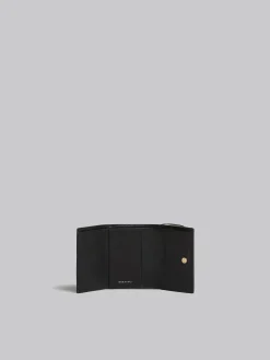 Wallets & Small Leather Goods>Marni Green, White And Brown Saffiano Leather Tri-fold Wallet TEAGREEN/LIMESTONE/LIGHTCAMEL