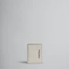 Wallets & Small Leather Goods>Marni Grey Leather Bifold Wallet With Mending LIGHTGREY