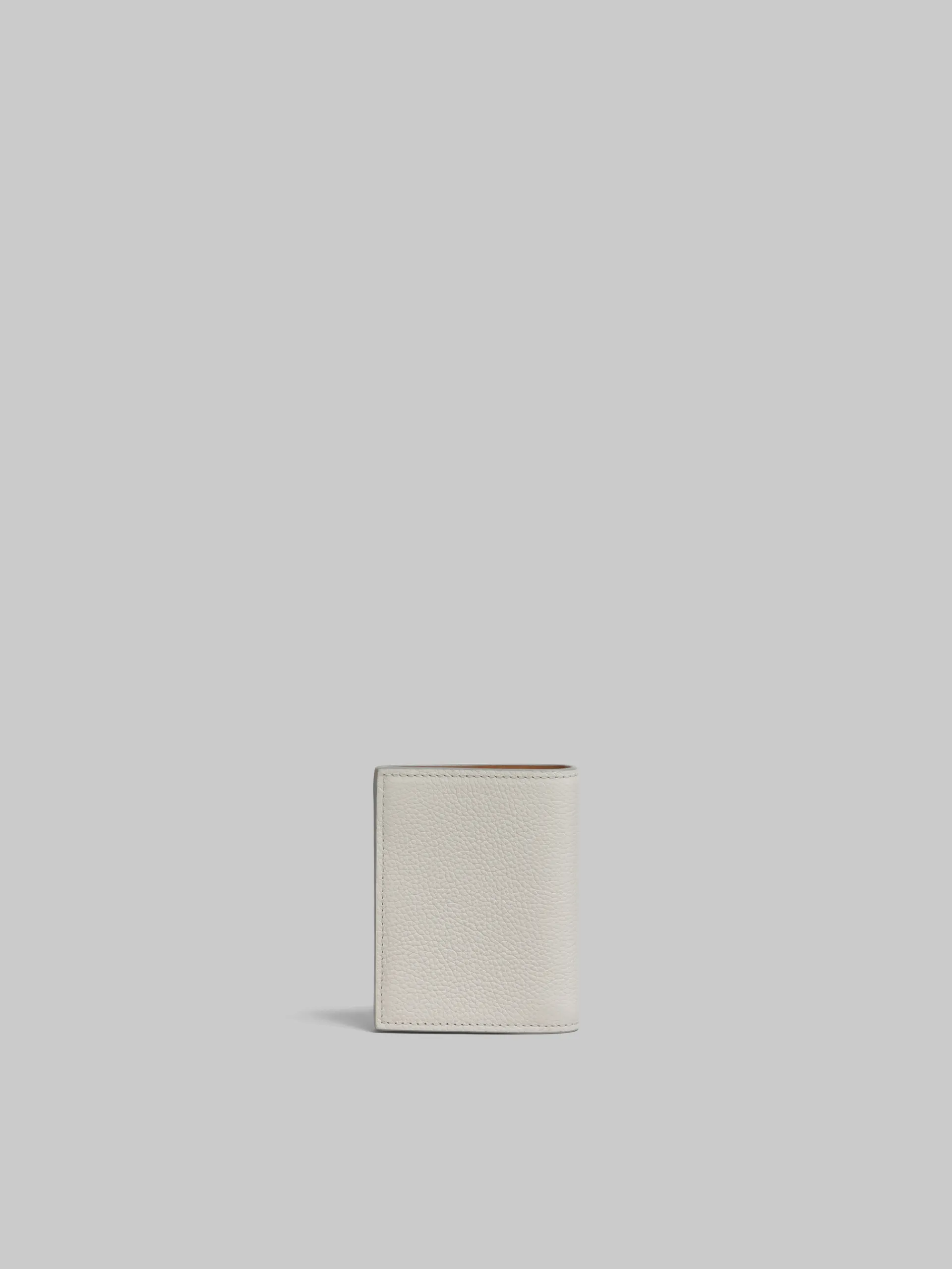 Wallets & Small Leather Goods>Marni Grey Leather Bifold Wallet With Mending LIGHTGREY