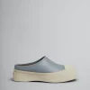 Sneakers | Pablo>Marni Grey Leather Pablo Sabot DOLPHIN