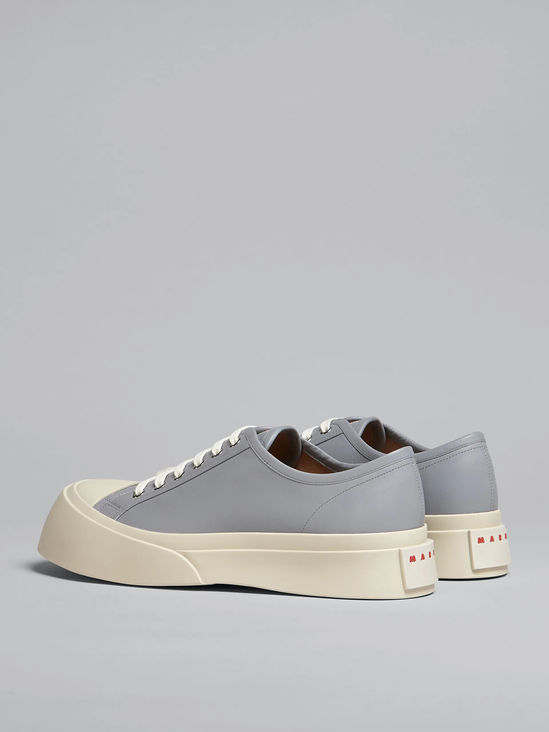 Sneakers | Pablo Sneakers>Marni Grey Nappa Leather PABLO Sneaker DOLPHIN