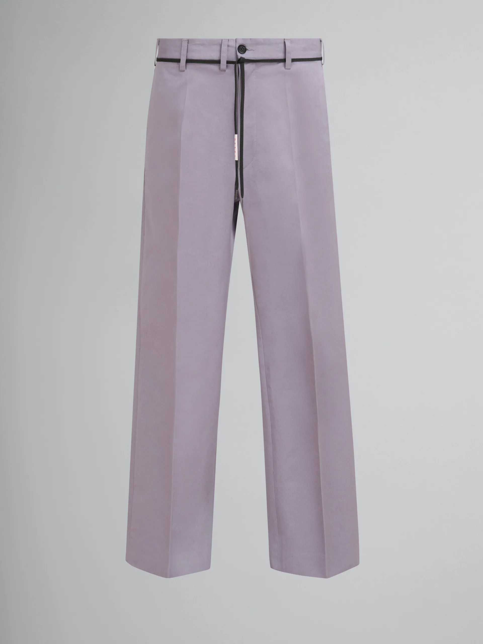 Pants>Marni Grey Organic Gabardine Chinos MERCURY