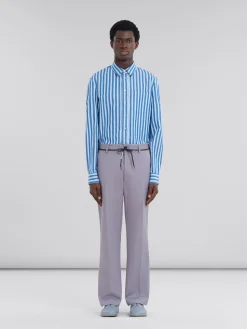 Pants>Marni Grey Organic Gabardine Chinos MERCURY