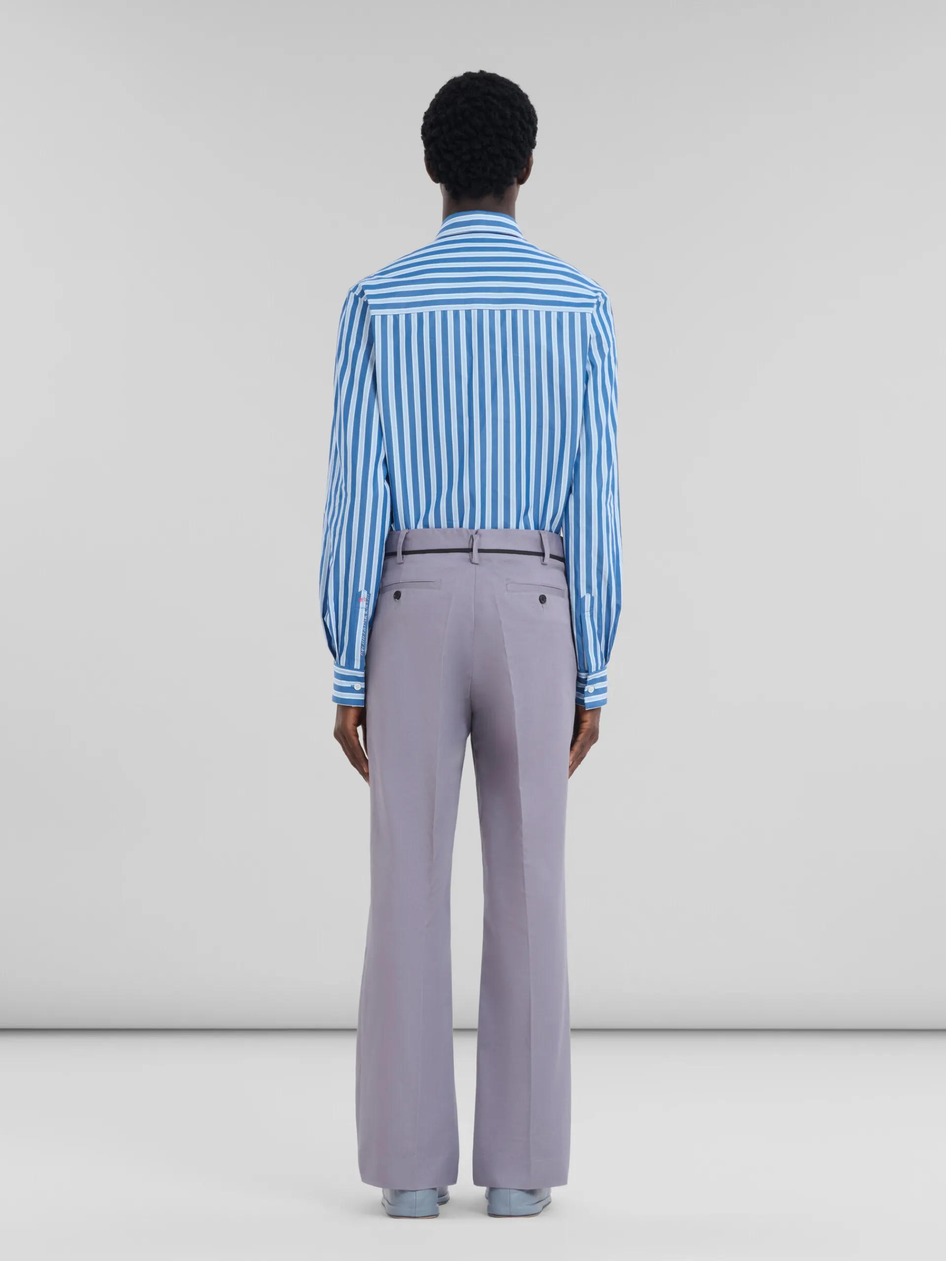 Pants>Marni Grey Organic Gabardine Chinos MERCURY