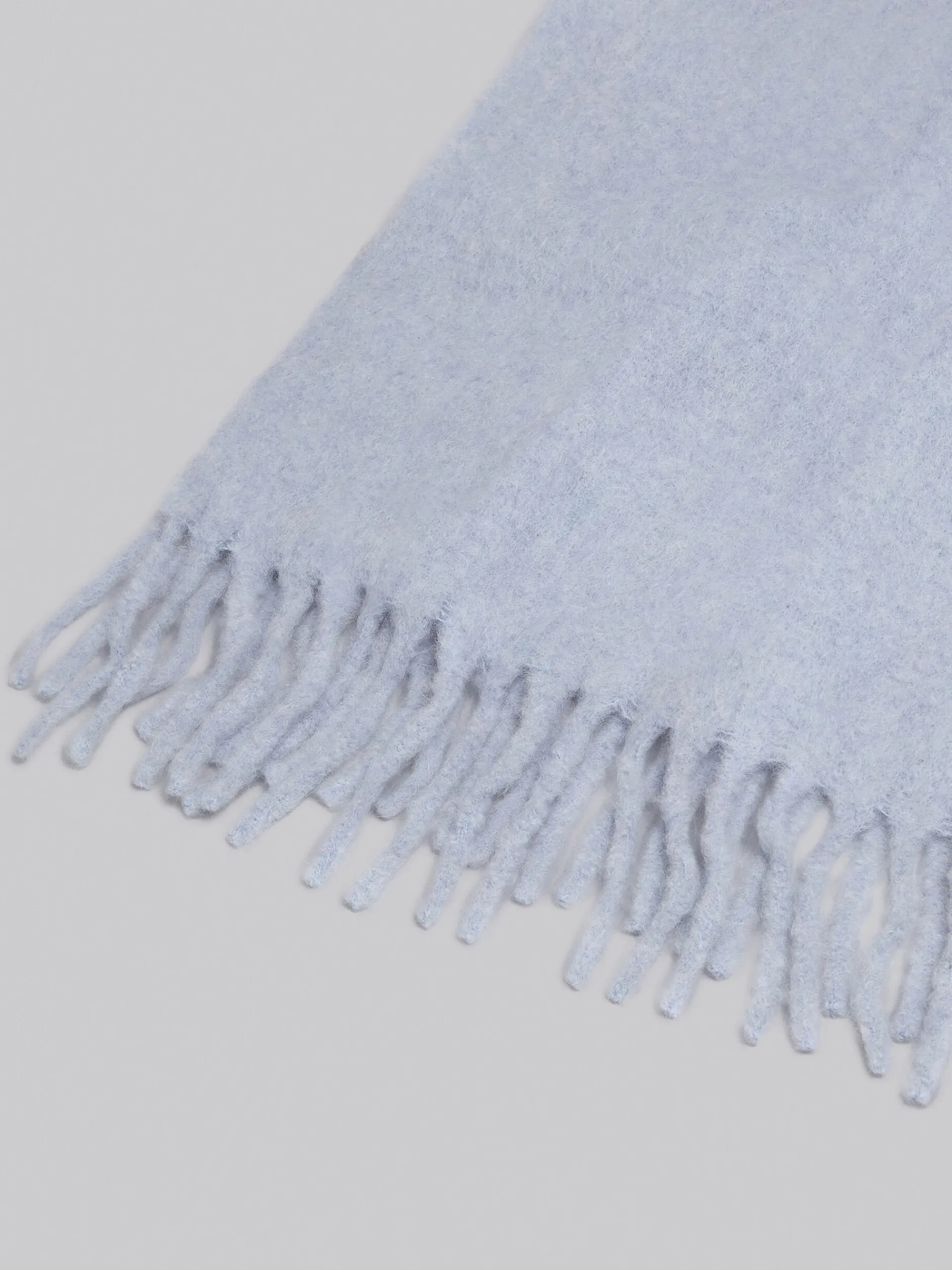 Scarves>Marni Light Blue Alpaca Scarf IRISBLUE