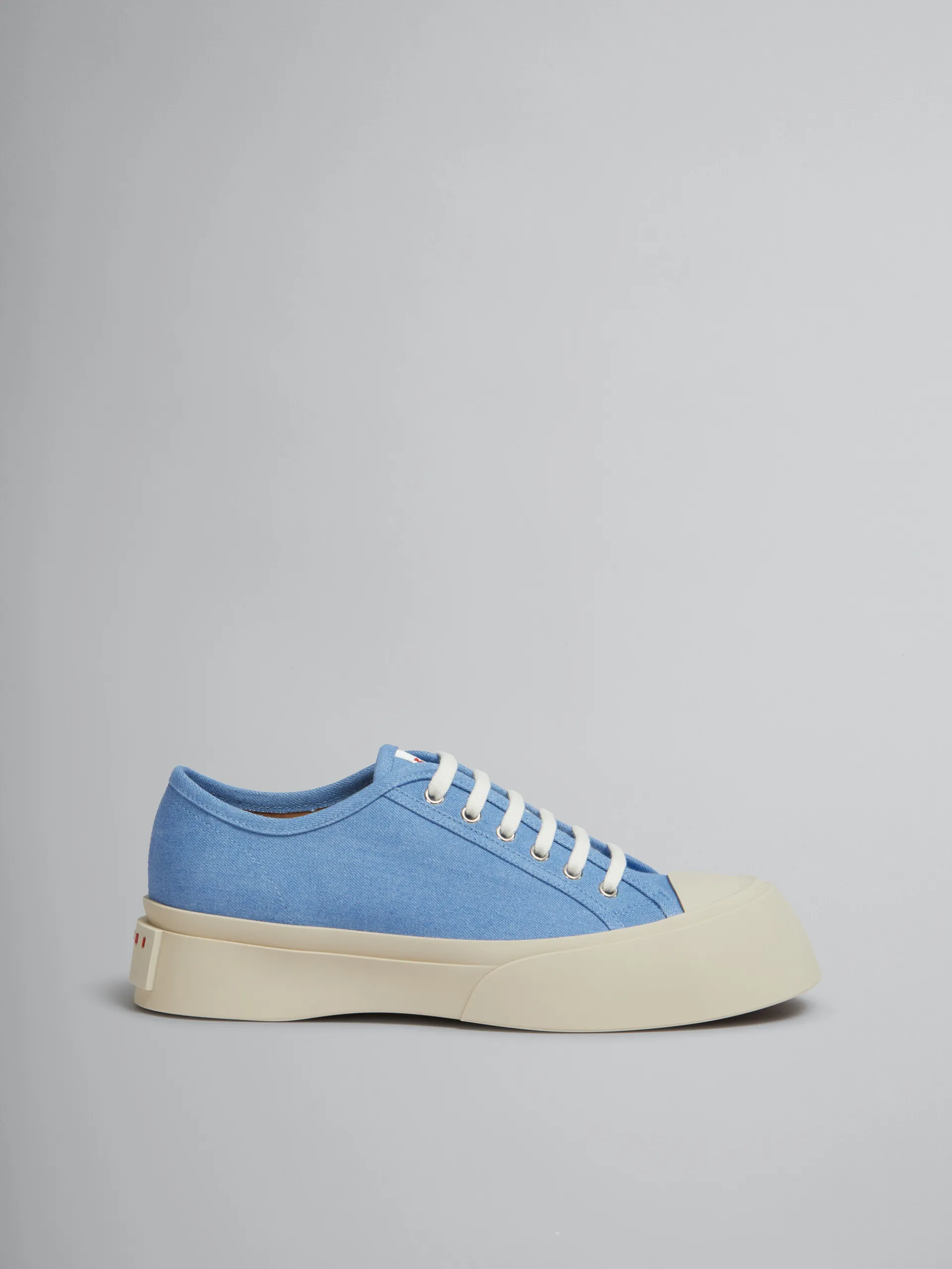 Sneakers>Marni Light Blue Denim Pablo Lace-up Sneaker LIGHTBLUE