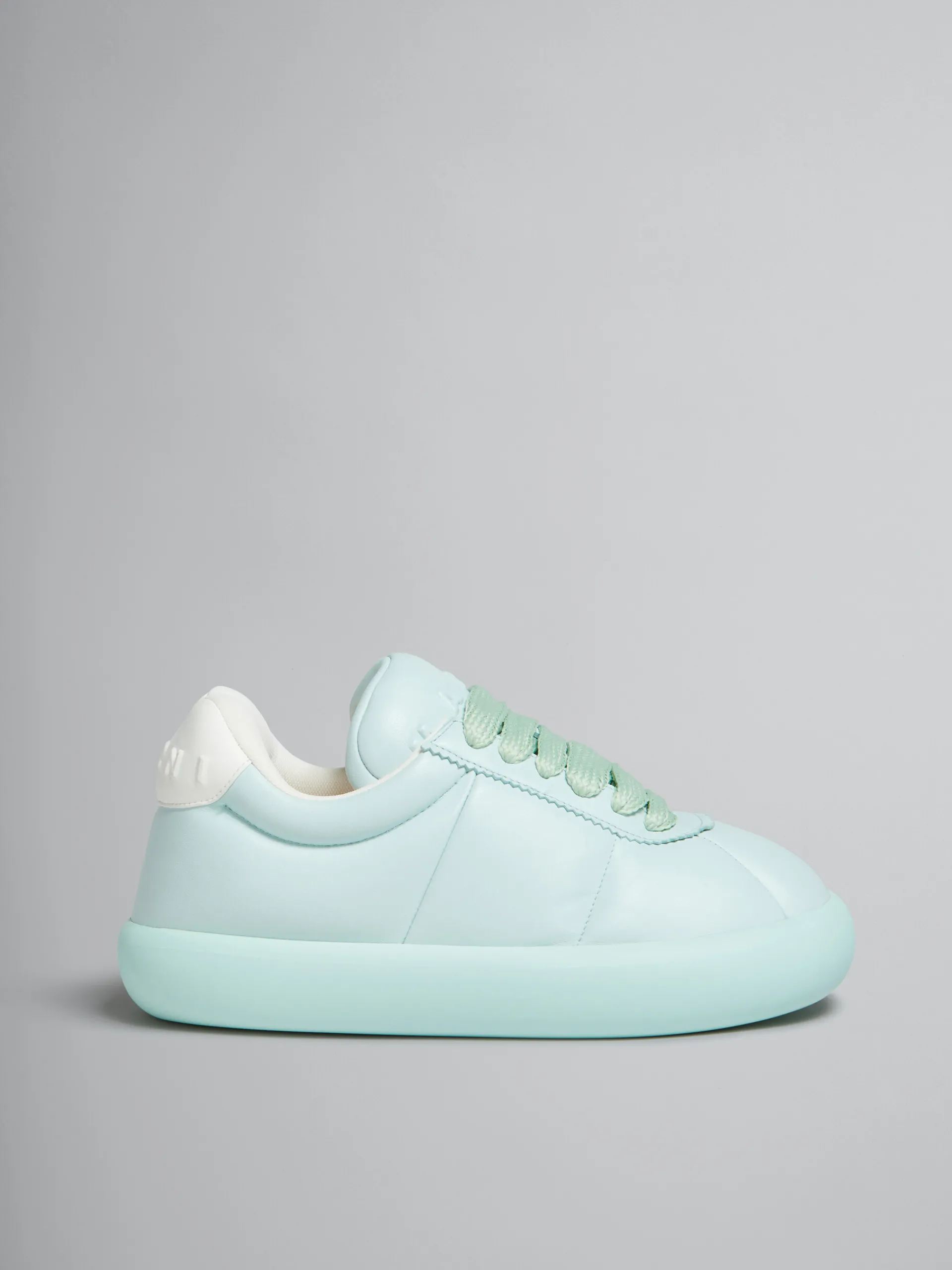 Sneakers>Marni Light Blue Leather BigFoot 2.0 Sneaker MINERAL ICE