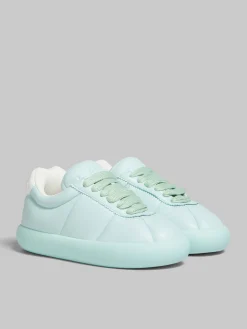 Sneakers>Marni Light Blue Leather BigFoot 2.0 Sneaker MINERAL ICE