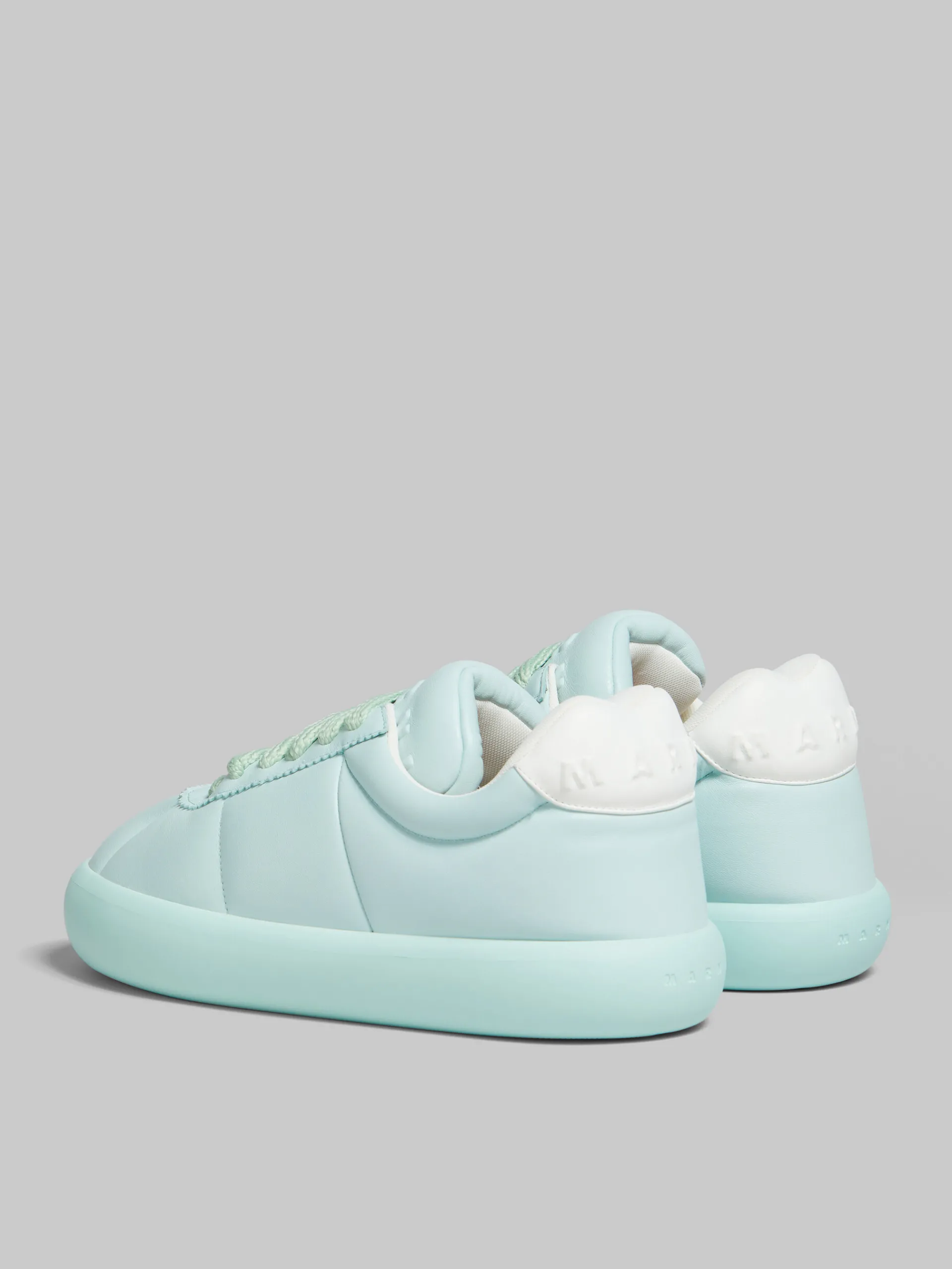 Sneakers>Marni Light Blue Leather BigFoot 2.0 Sneaker MINERAL ICE