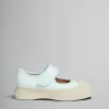 Sneakers | Pablo>Marni Light Blue Nappa Leather Mary Jane Sneaker MINERAL ICE