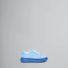 Kids>Marni Light Blue Padded Leather Sneaker SKY BLUE
