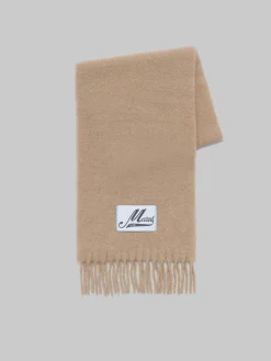 Scarves>Marni Light Pink Alpaca Scarf POMPEII