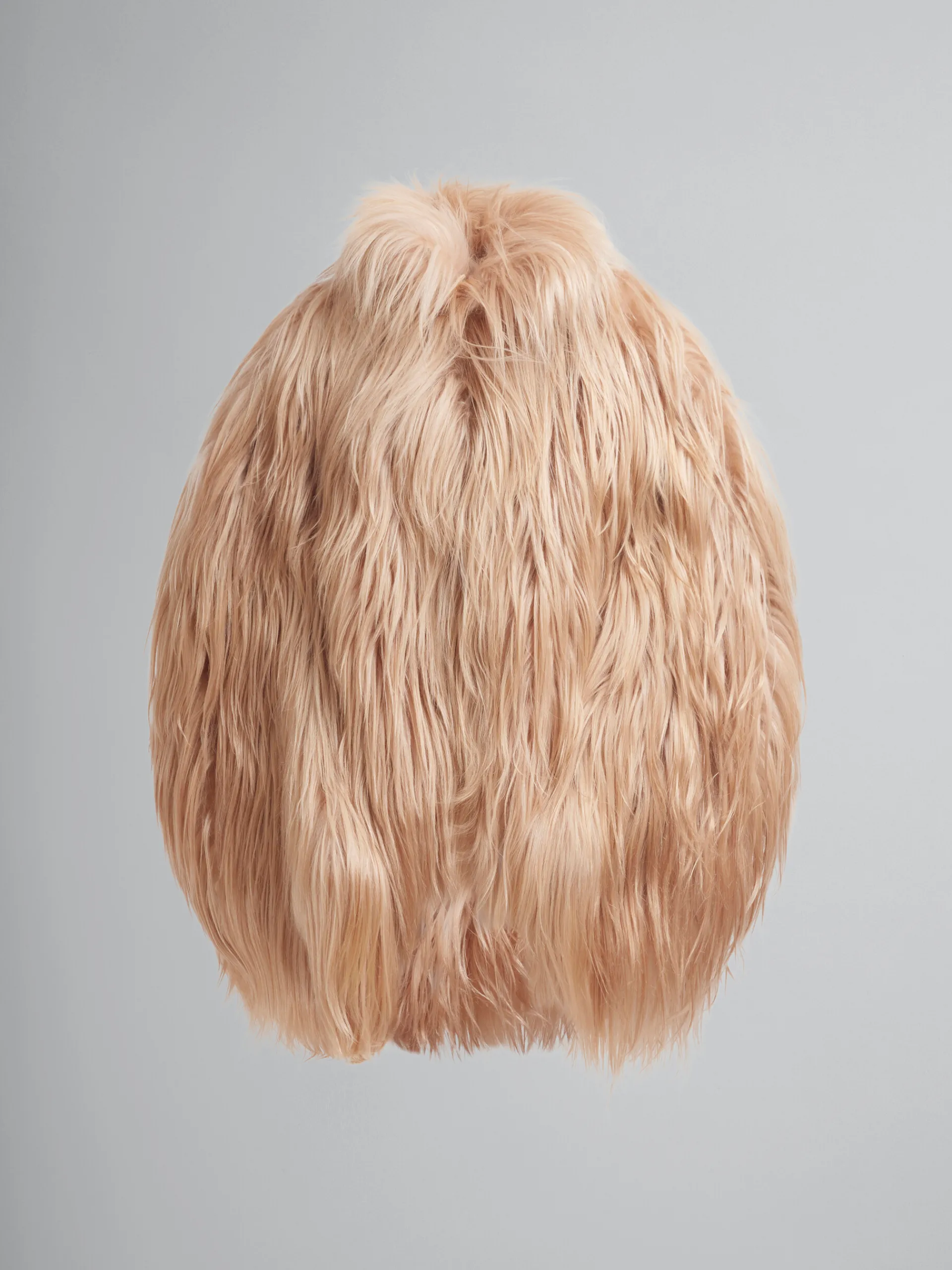 Coats & Jackets>Marni Light Pink Long Hair Short Coat POMPEII