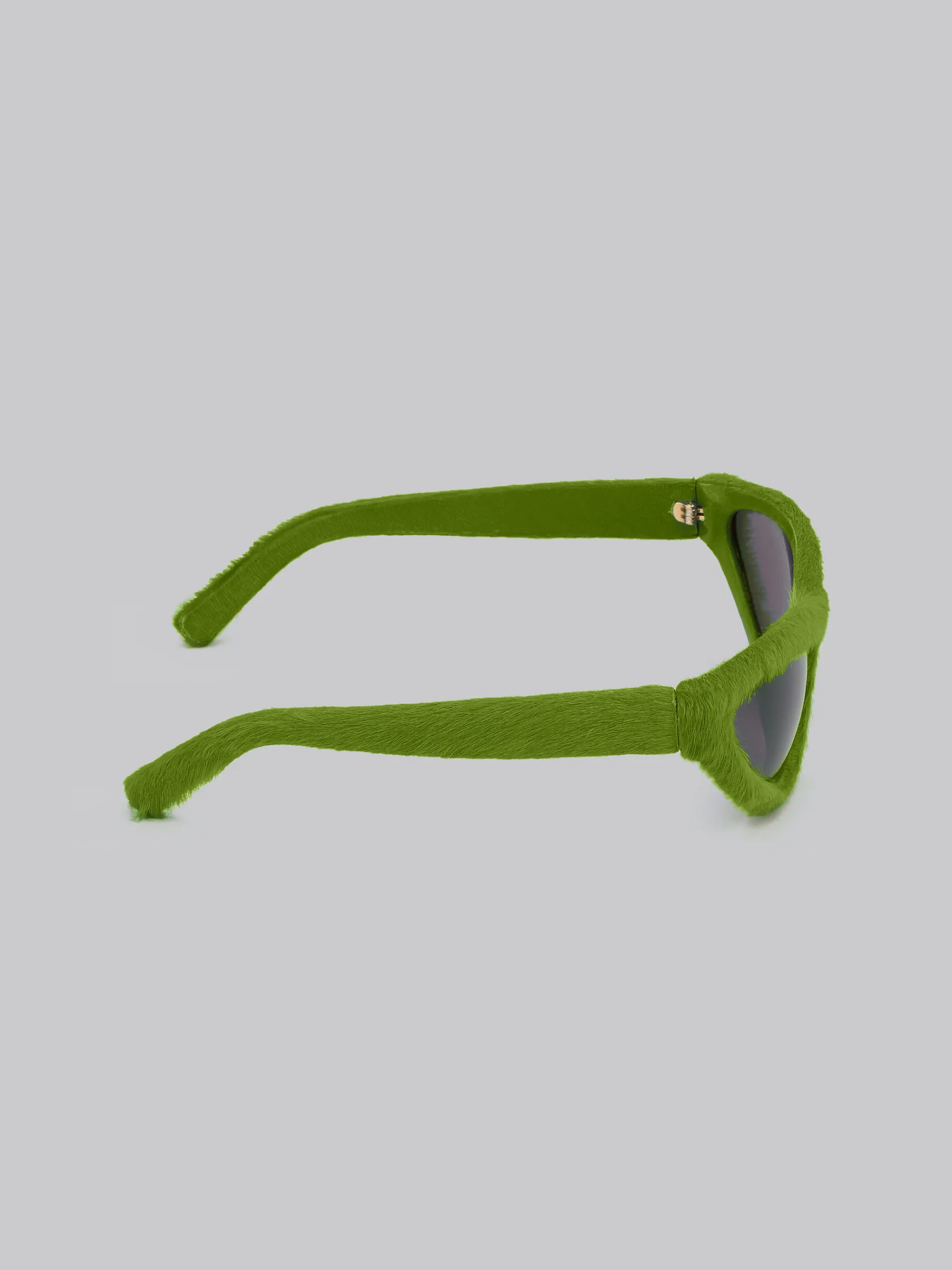 Sunglasses | Sunglasses>Marni Mavericks Furry Sunglasses GREEN