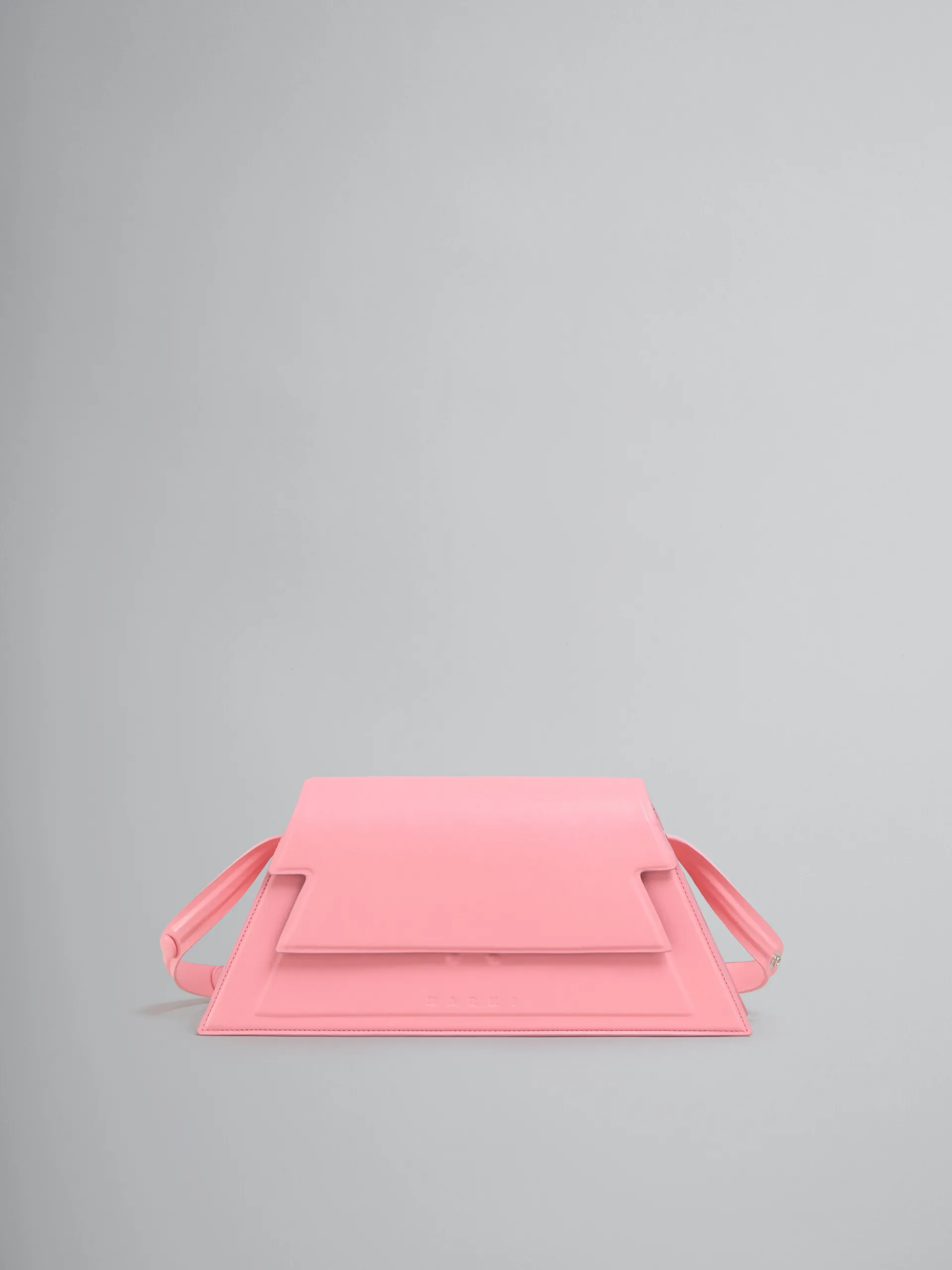 Shoulder Bags>Marni Medium Trunkoise Bag In Smooth Light Leather PINK